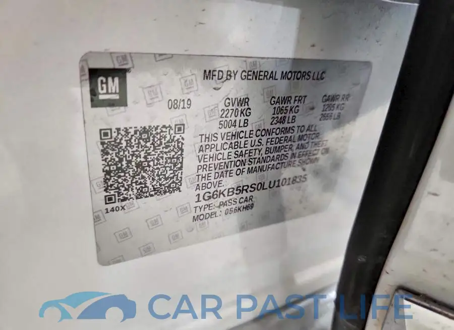1G6KB5RS0LU101835# 13