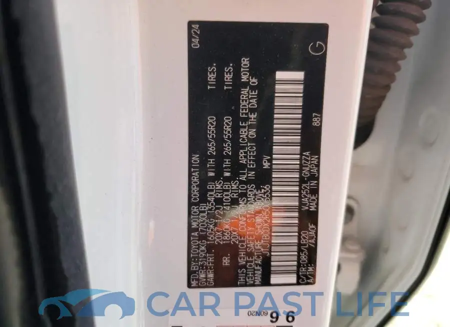 JTJTBCDX2R5005536# 14