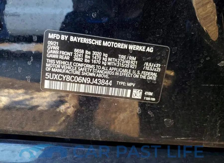 5UXCY8C06N9J43844# 13