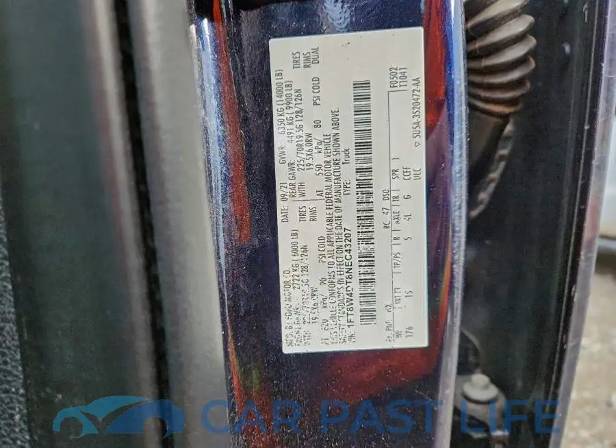 1FT8W4DT8NEC43207# 12