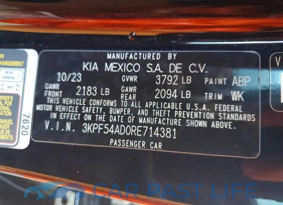 3KPF54AD0RE714381# 12