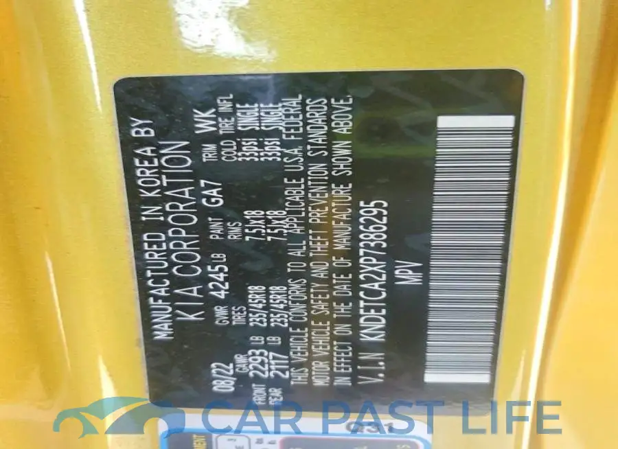 KNDETCA2XP7386295# 13