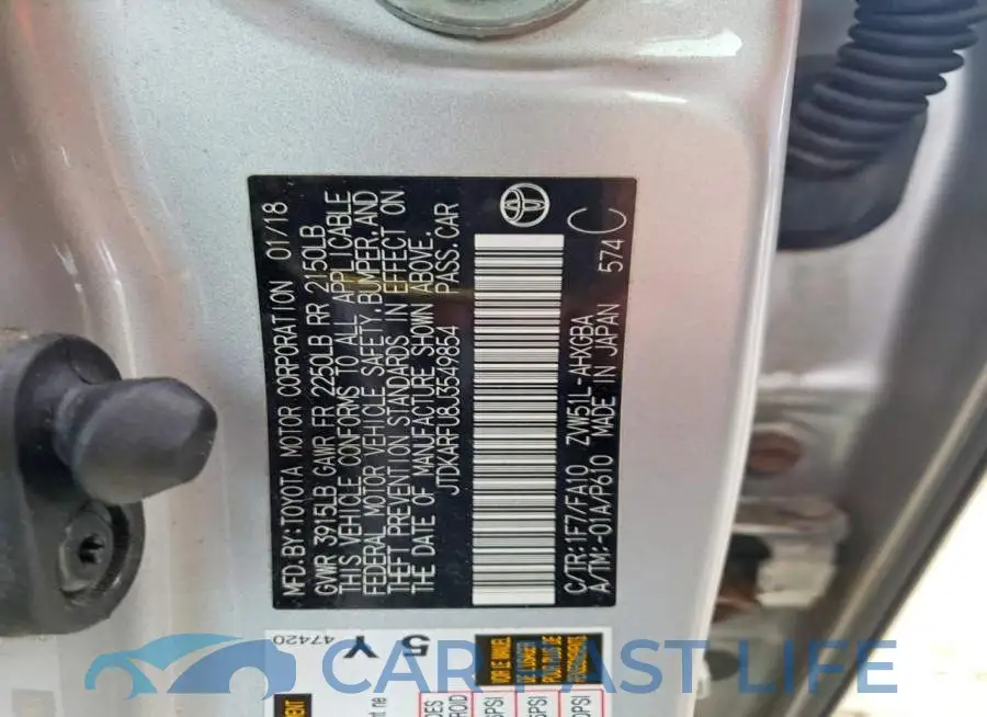 JTDKARFU8J3549854# 12