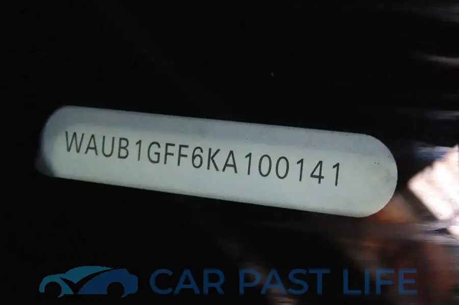 WAUB1GFF6KA100141# 10