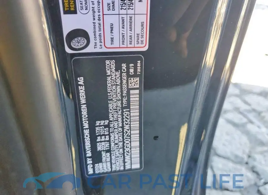 WMW23GD07S2W32291# 12