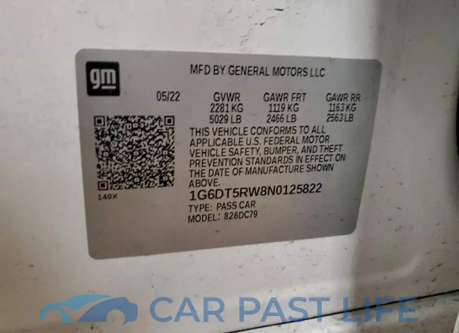 1G6DT5RW8N0125822# 13