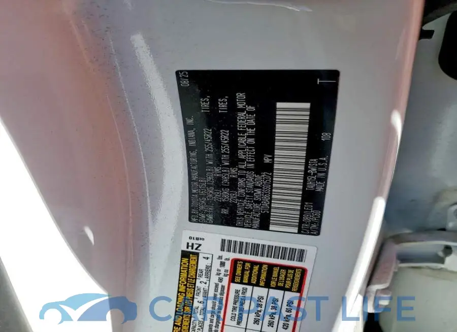 5TDABAB63SS015372# 12