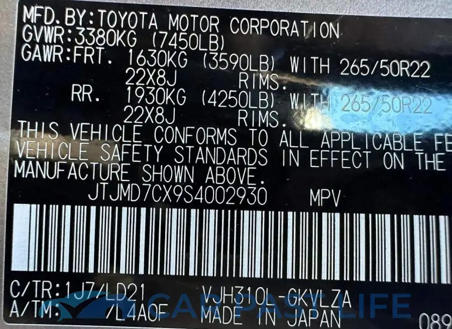JTJMD7CX9S4002930# 10