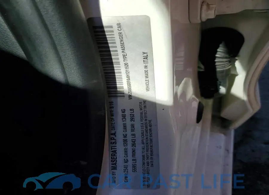 ZAM56RPA4H1211520# 12