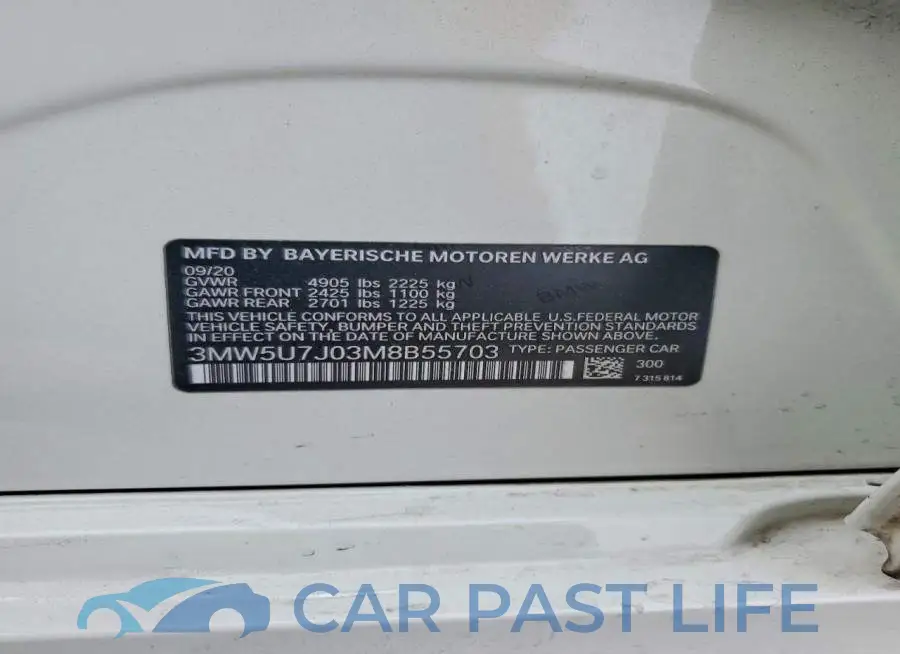 3MW5U7J03M8B55703# 12