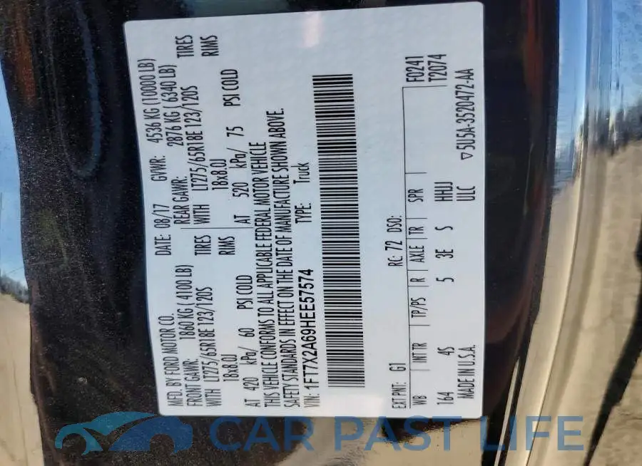 1FT7X2A69HEE57574# 13
