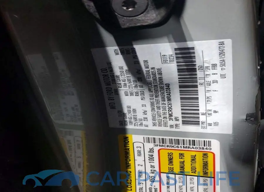 3FMCR9C61MRA03840# 12
