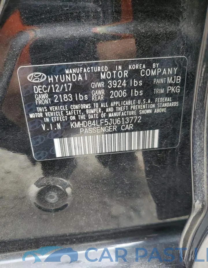 KMHD84LF5JU613772# 13