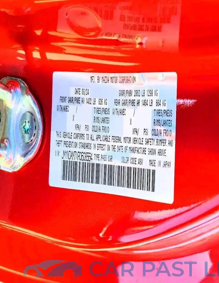JM1NDAM7XR0608564# 12