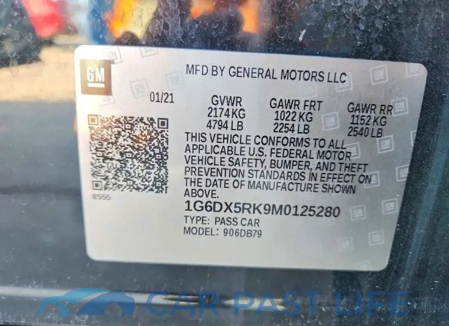 1G6DX5RK9M0125280# 12