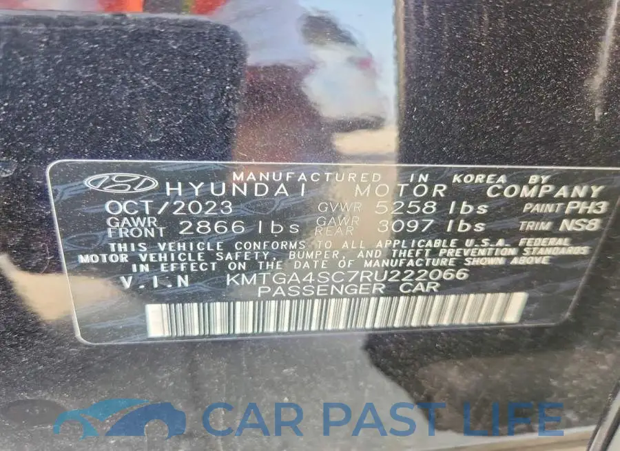 KMTGA4SC7RU222066# 13