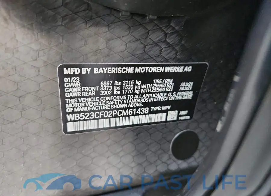 WB523CF02PCM61438# 12