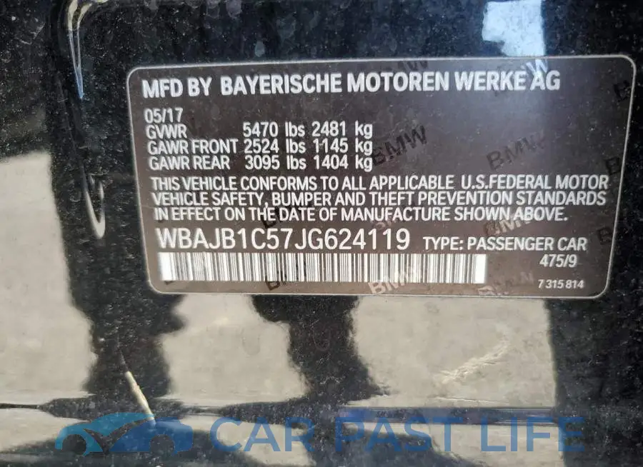 WBAJB1C57JG624119# 12
