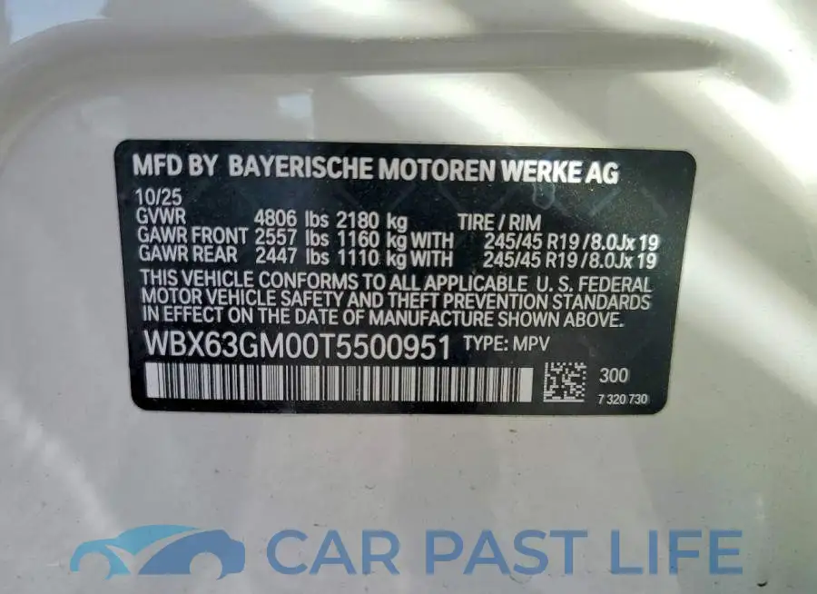 WBX63GM00T5500951# 13