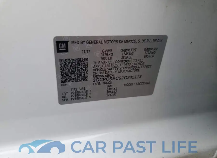 3GCPCSEC6JG245113# 12