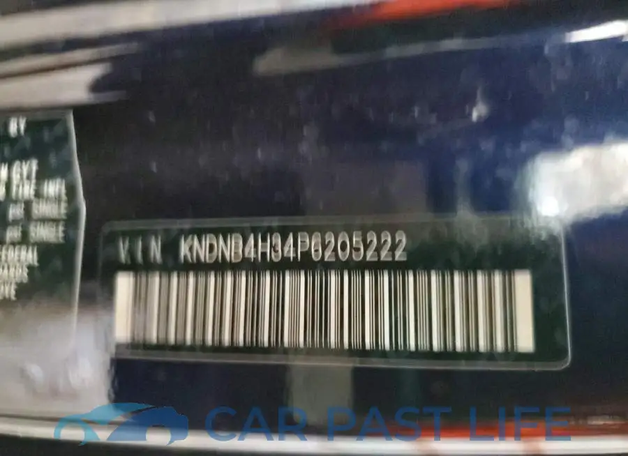 KNDNB4H34P6205222# 13