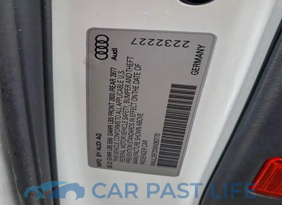 WAUL2BF20NN060170# 13
