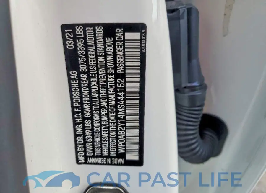 WP0AB2Y14MSA44152# 13