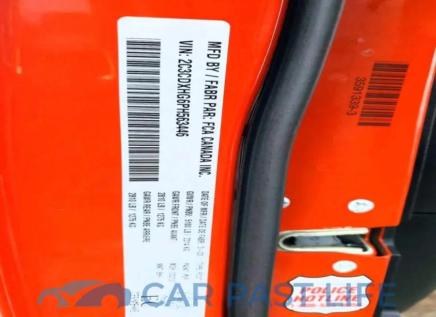 2C3CDXHG6PH563446# 13