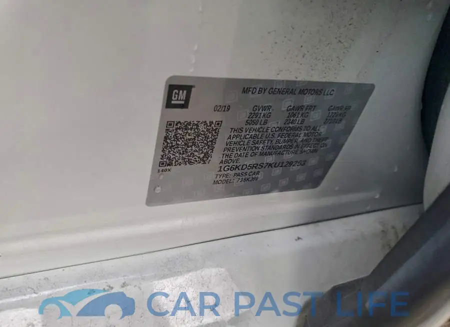 1G6KD5RS7KU129253# 12
