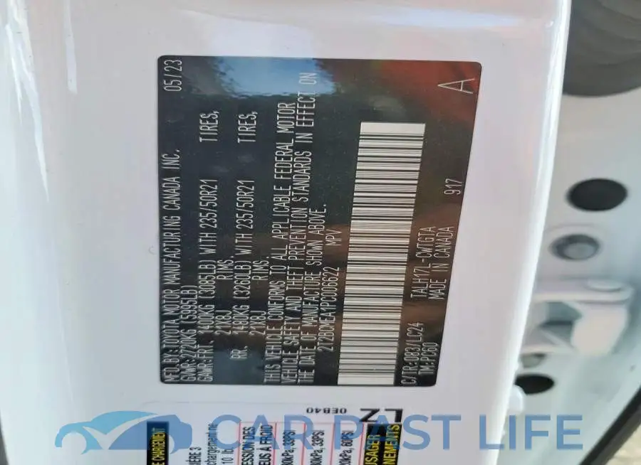 2T2BCMEA1PC006622# 13
