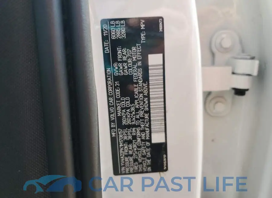 YV4A22PK1M1708157# 13