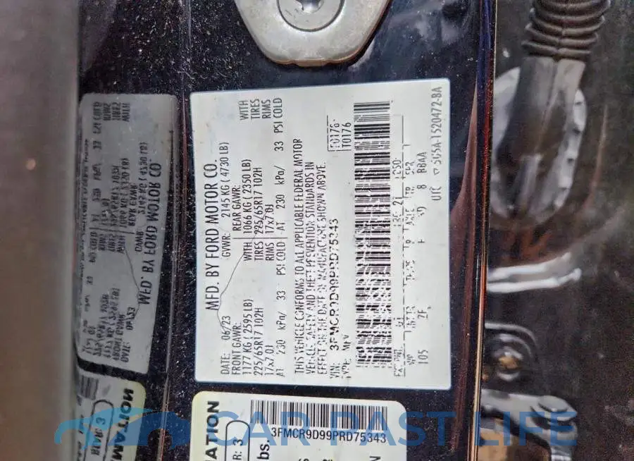 3FMCR9D99PRD75343# 14
