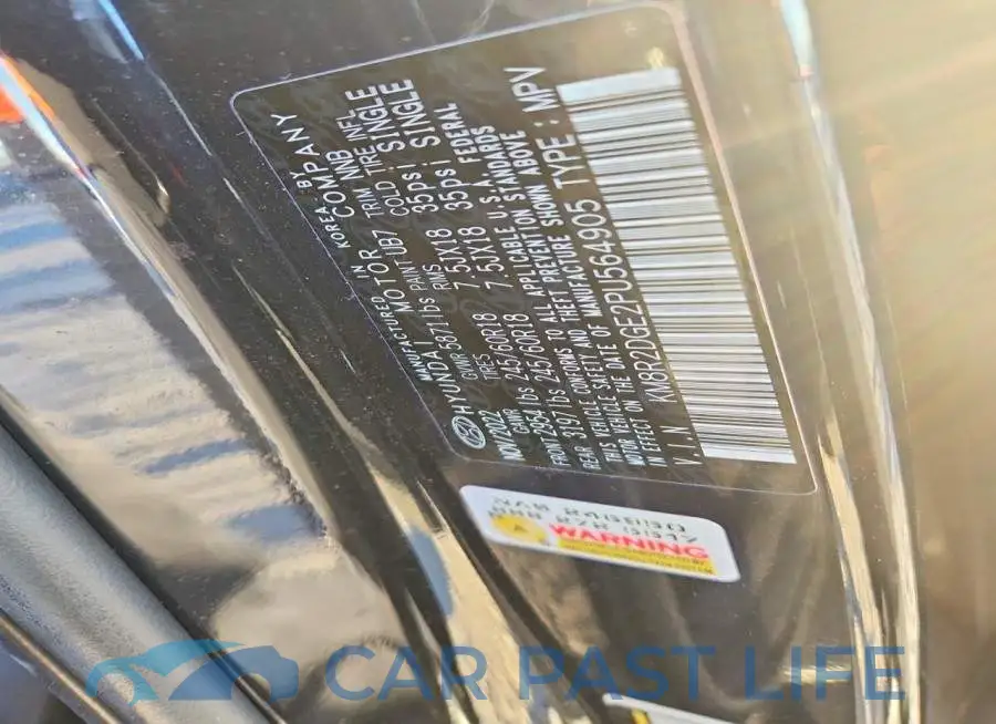 KM8R2DGE2PU564905# 13