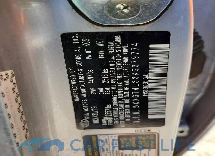 5XXGT4L33KG379774# 12