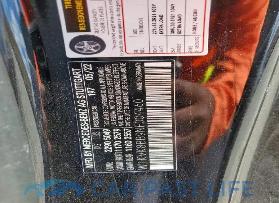 W1KVK8BB9NF004460# 12
