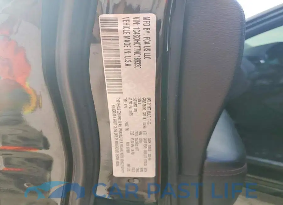 1C4SDHCT7NC189320# 14