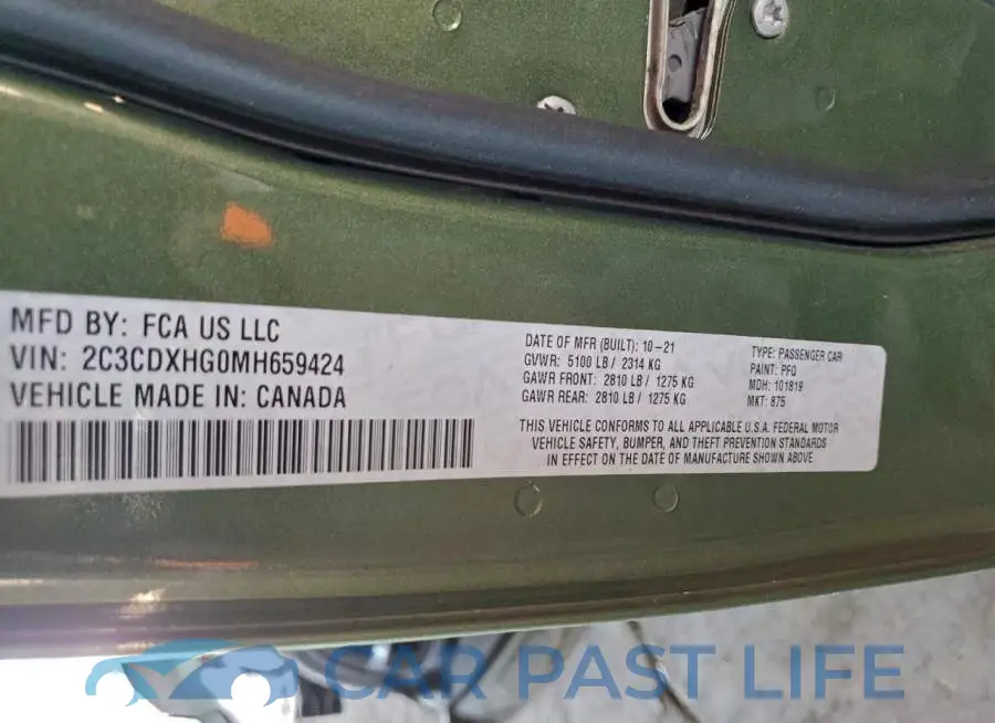 2C3CDXHG0MH659424# 12