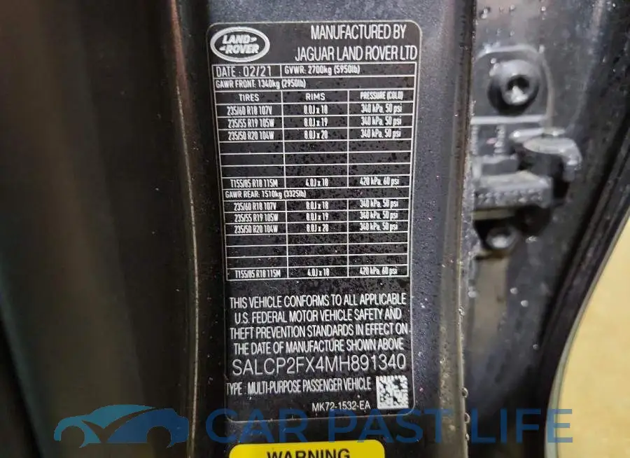 SALCP2FX4MH891340# 13
