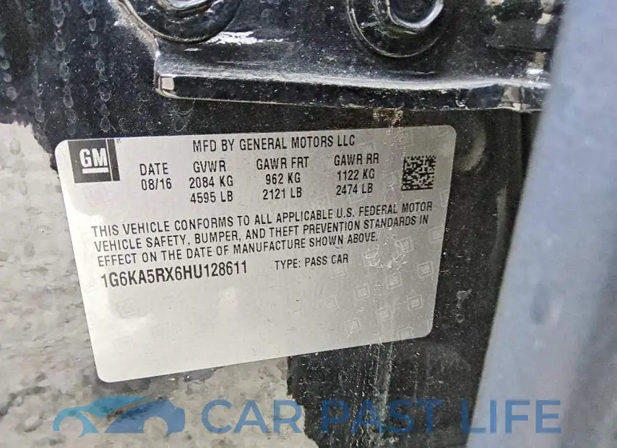 1G6KA5RX6HU128611# 12