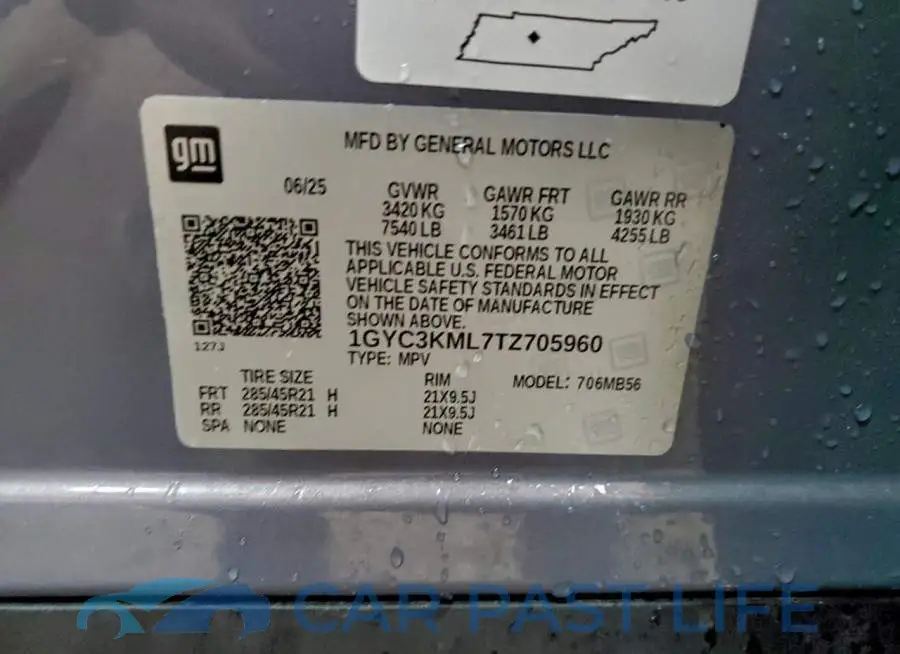 1GYC3KML7TZ705960# 13