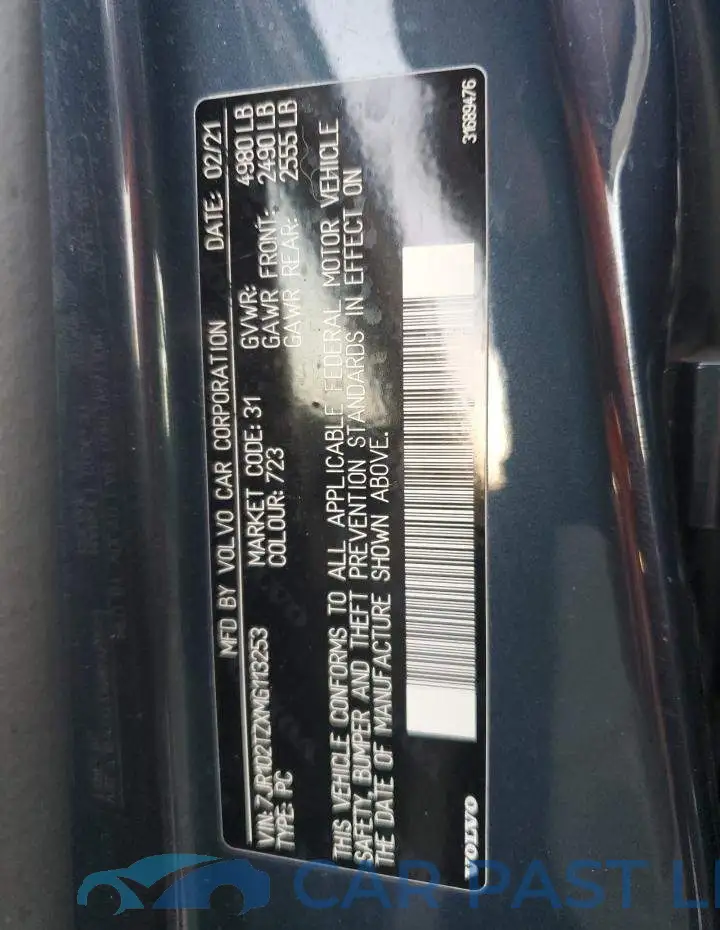 7JR102TZXMG113253# 13
