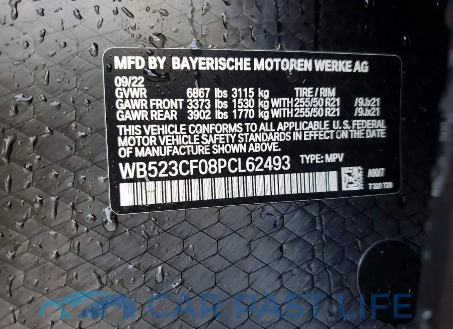 WB523CF08PCL62493# 13