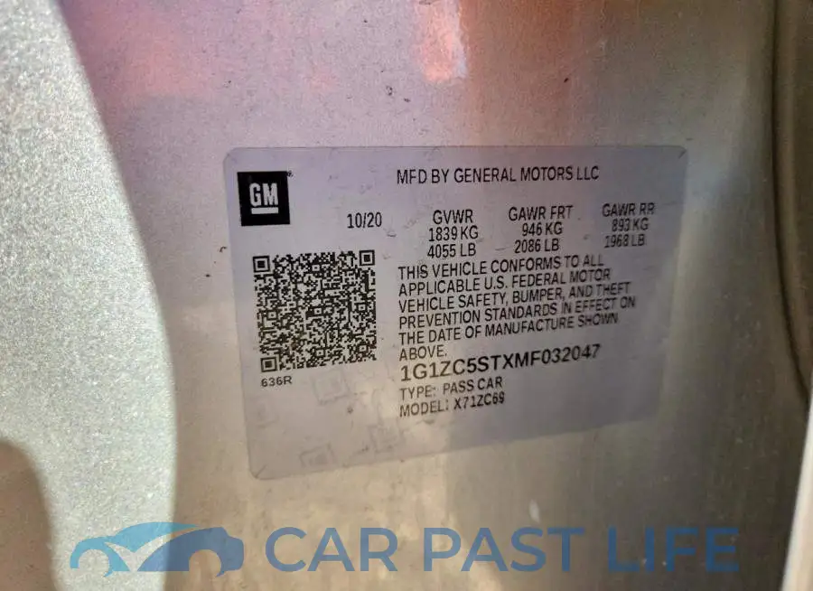 1G1ZC5STXMF032047# 12