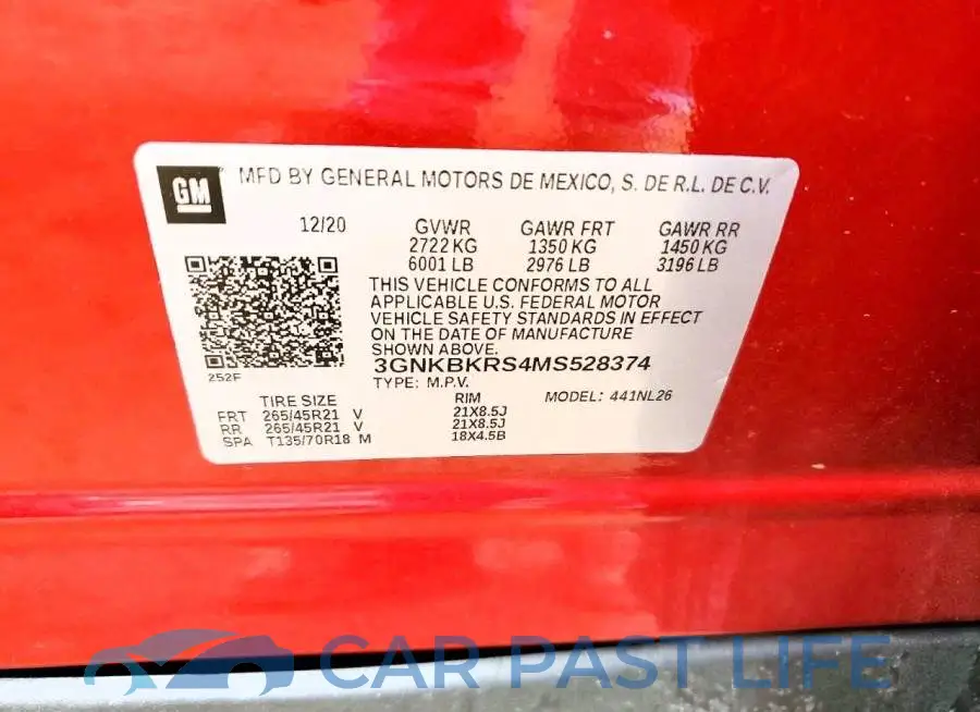 3GNKBKRS4MS528374# 13