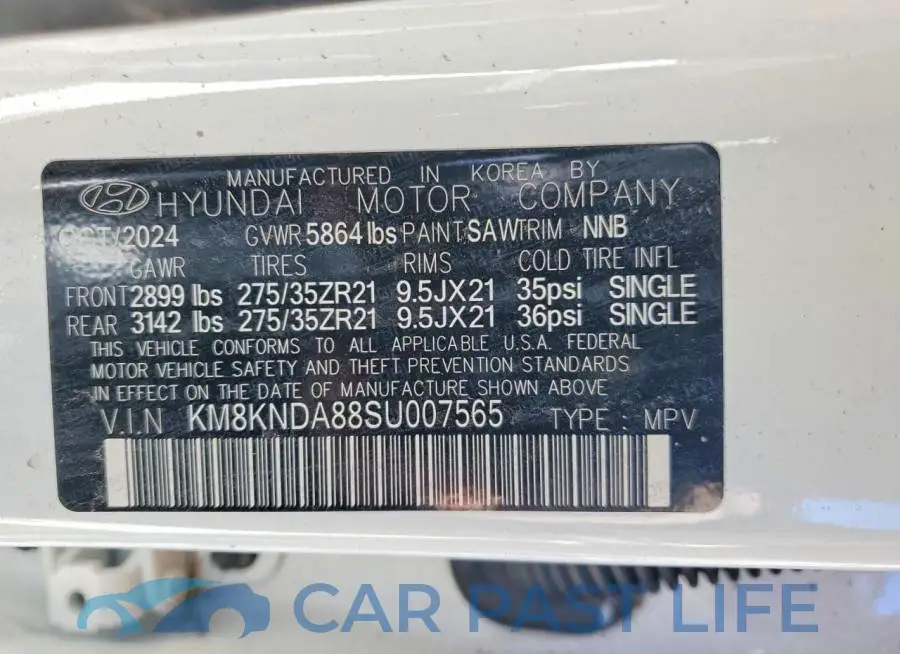 KM8KNDA88SU007565# 12