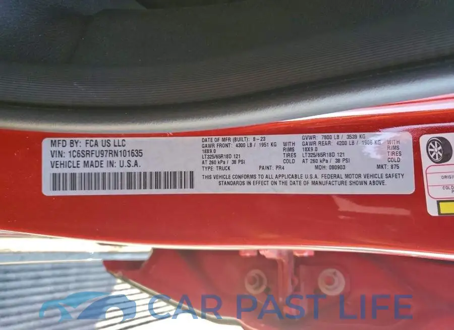 1C6SRFU97RN101635# 12