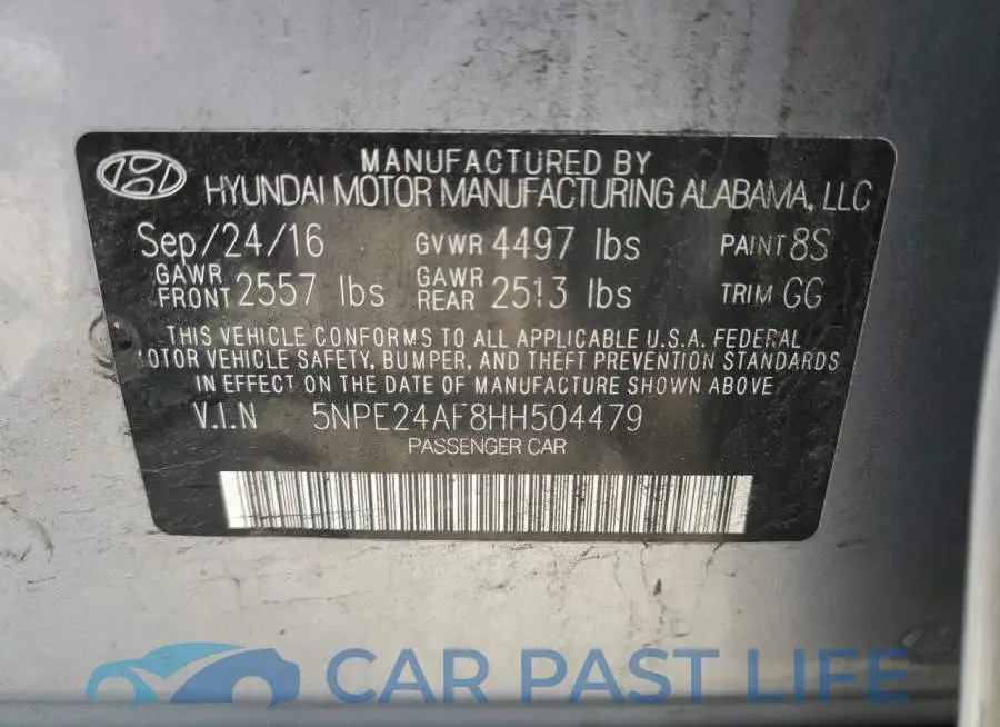 5NPE24AF8HH504479# 12
