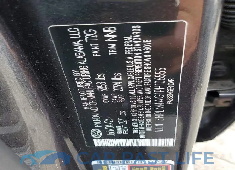 5NPLM4AG1PH106555# 12