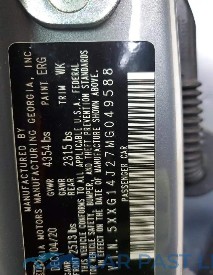 5XXG14J27MG049588# 13