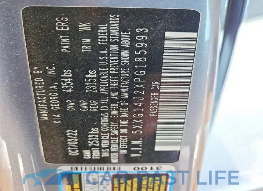 5XXG14J2XPG185993# 13